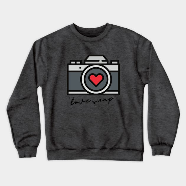 Love snap Crewneck Sweatshirt by Detox5